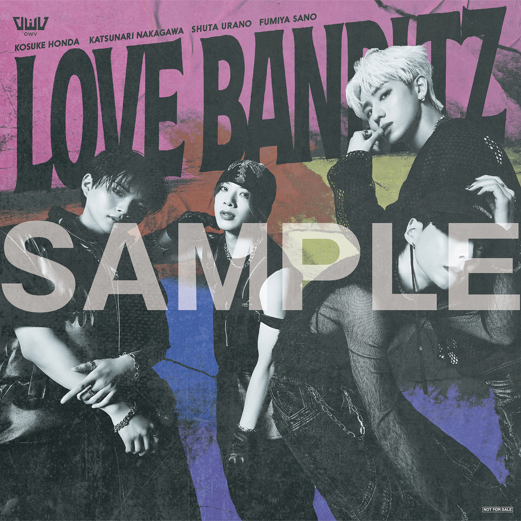 6月12日発売 9th single『LOVE BANDITZ』先着特典デザイン公開！｜OWV 