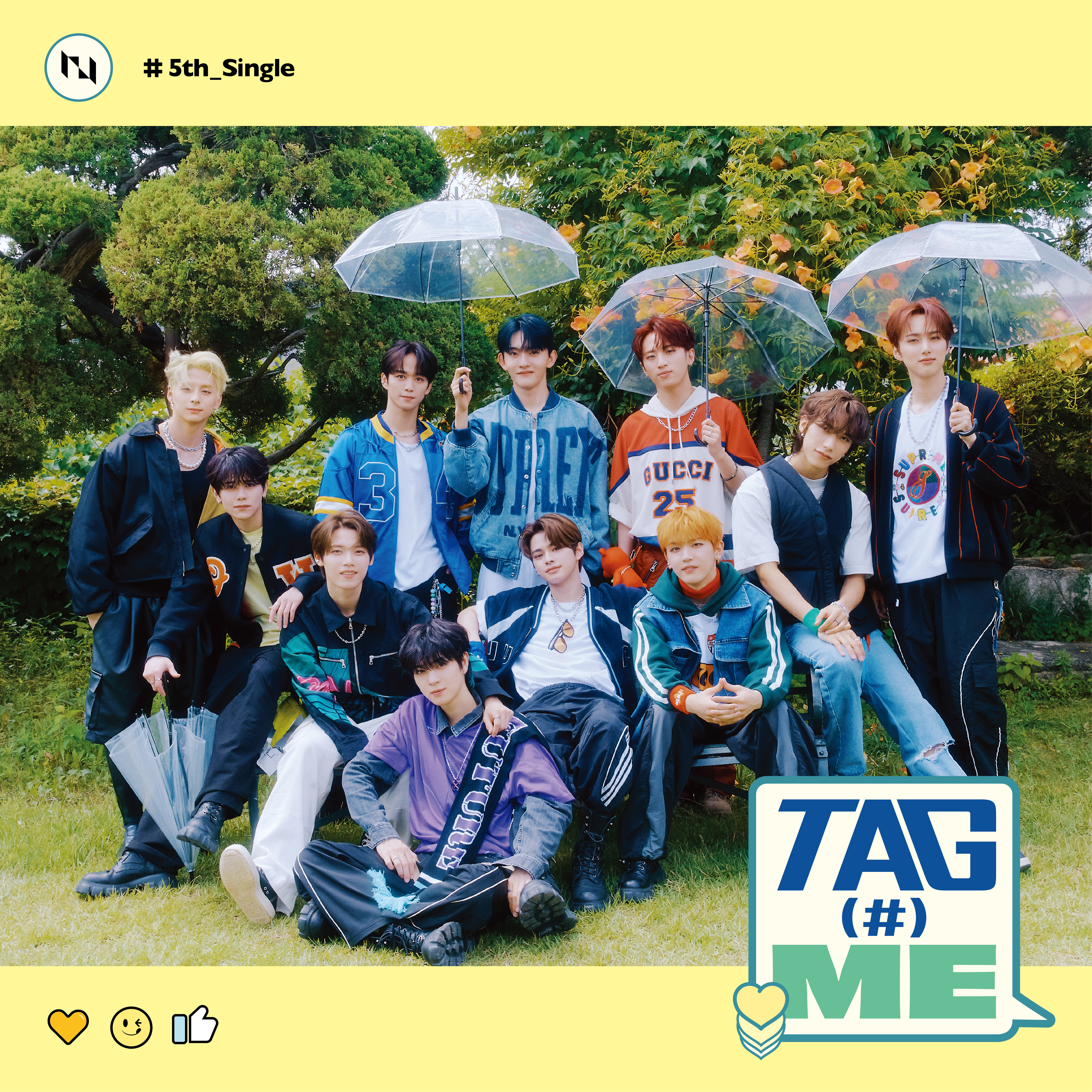 5TH SINGLE『TAG ME』 2023年10月11日（水）発売決定&予約開始！｜INI