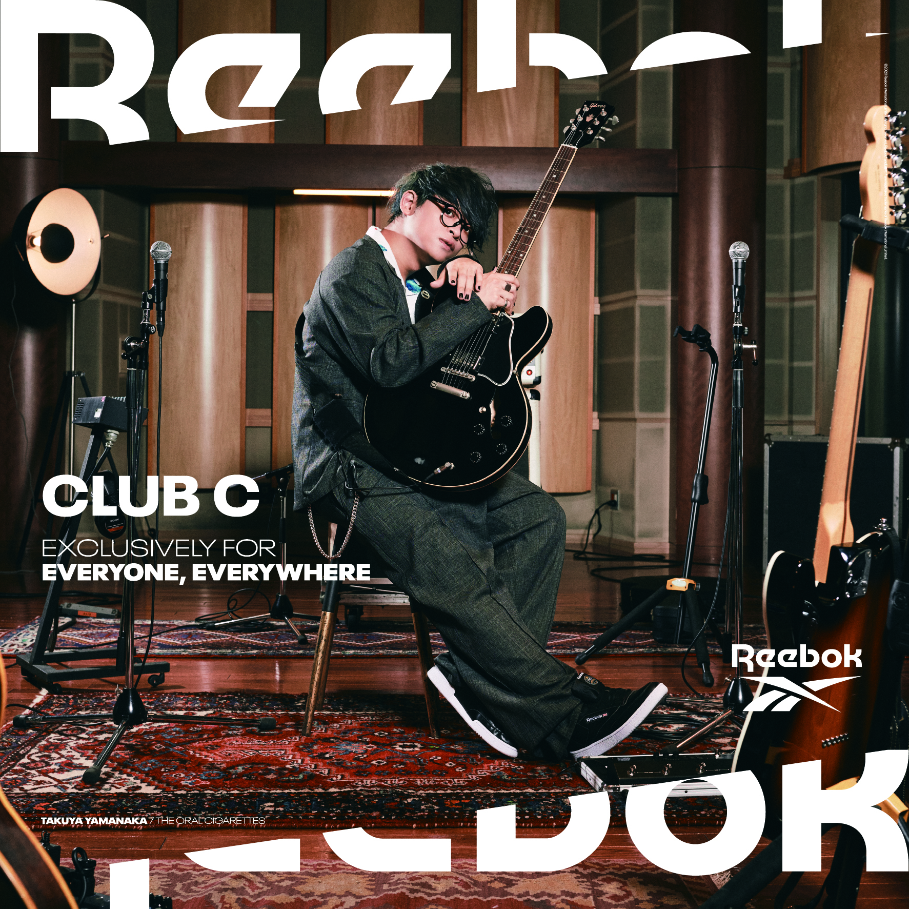 Reebok Club C 35周年記念キャンペーンに山中拓也が参加 The Oral Cigarettes